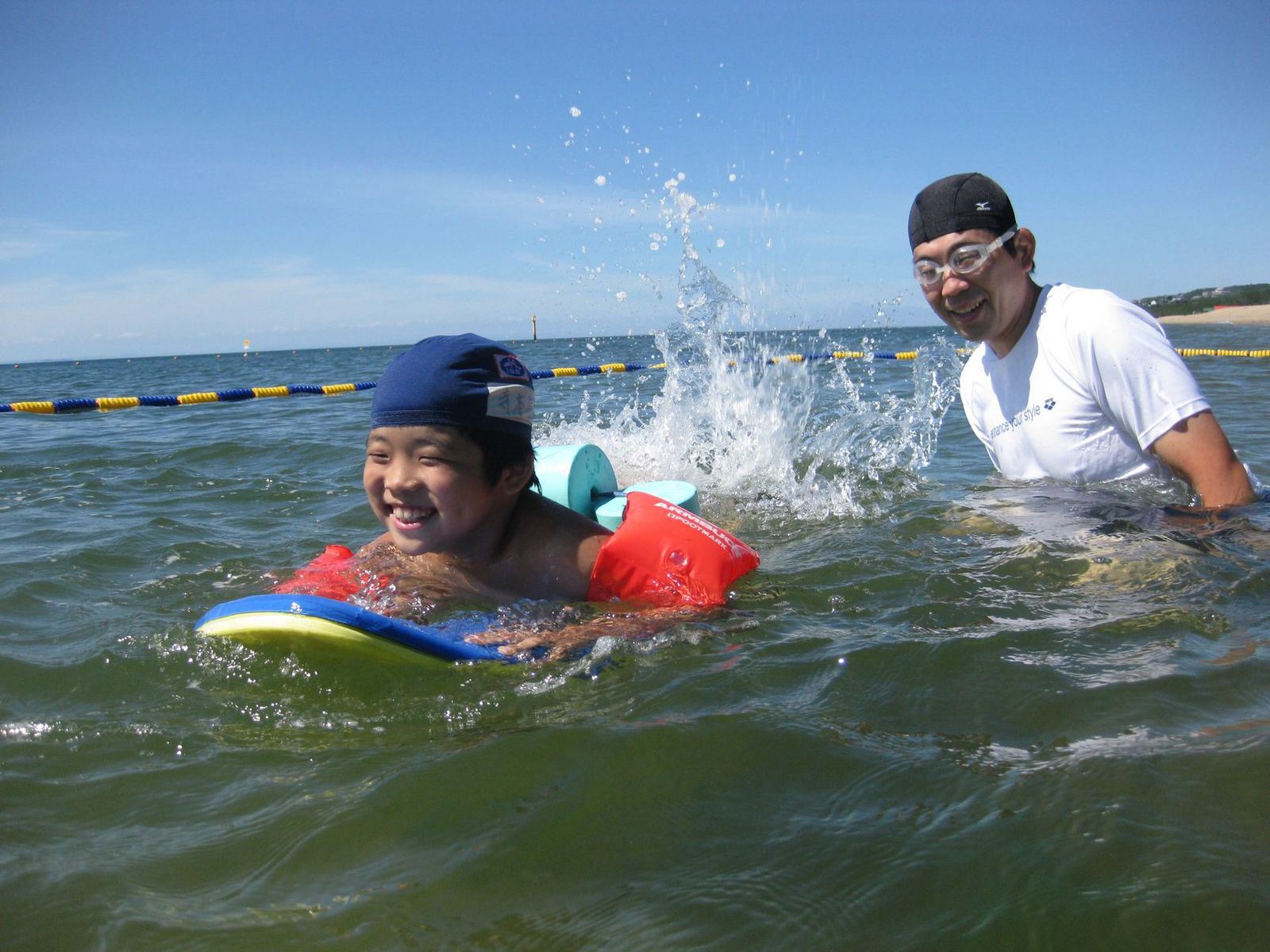 「水泳指導中」