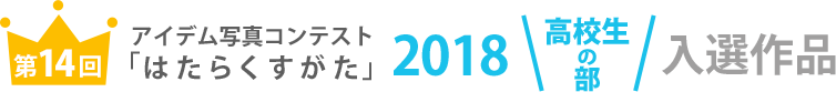 アイデム写真コンテスト「はたらくすがた」2018年高校生の部入選作品