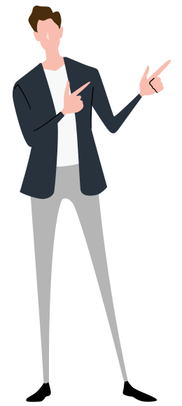 男性社員のイメージイラスト